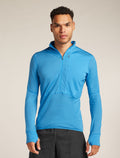 Men’s Merino Blend 200 Realfleece™ Descender Long Sleeve Half Zip Top Arctic - 1