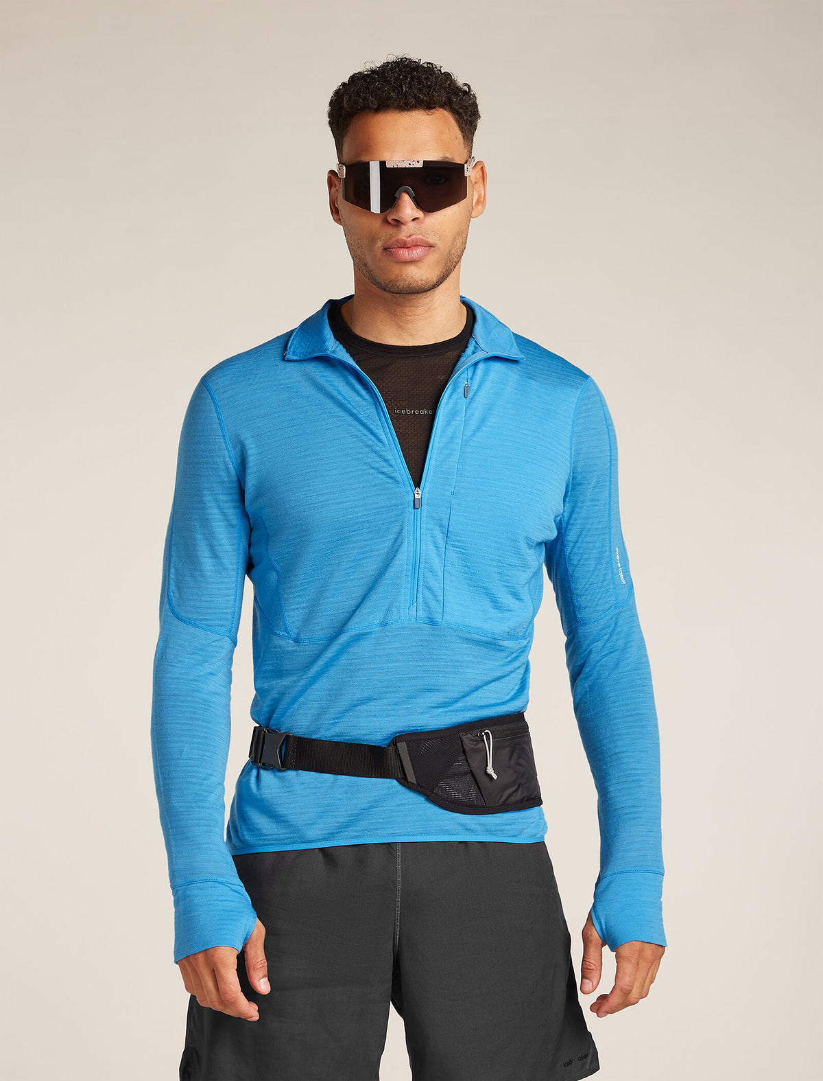 Men’s Merino Blend 200 Realfleece™ Descender Long Sleeve Half Zip Top Arctic - 4