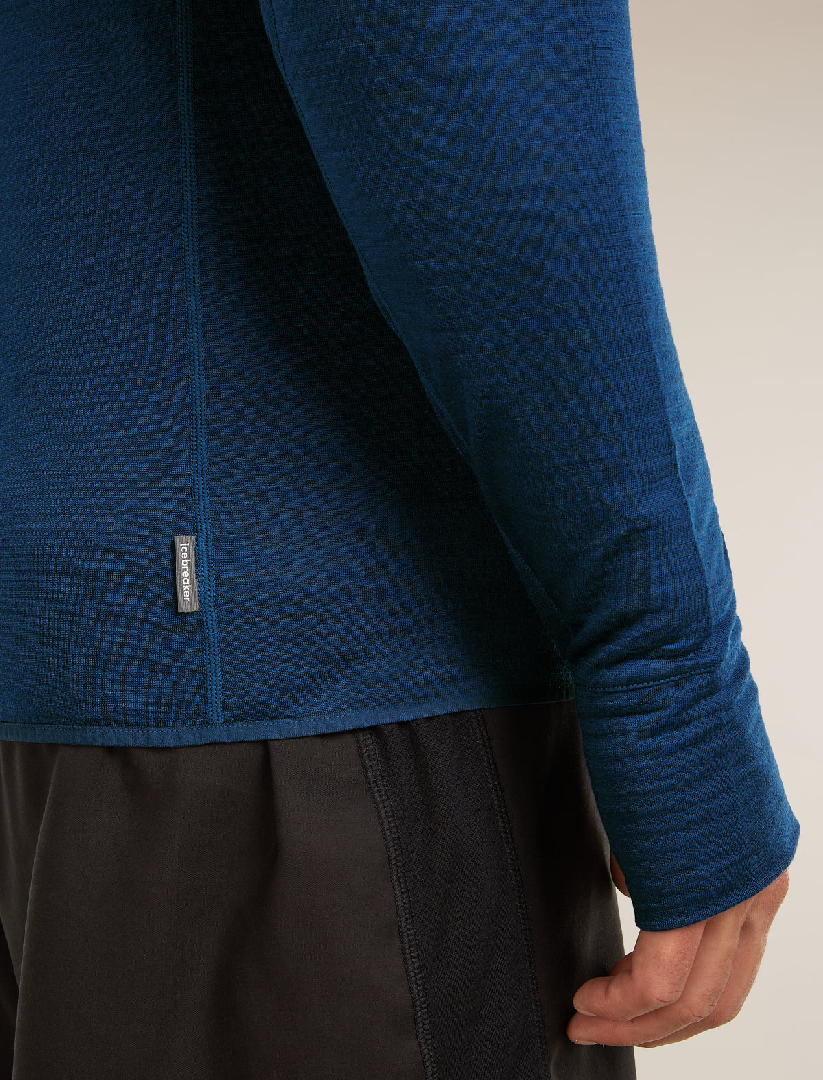 Men’s Merino Blend 200 RealFleece™ Descender Long Sleeve Half Zip Arctic/Atlantis - 9