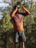 Men’s Merino Blend 200 Realfleece™ Descender Long Sleeve Zip Hoodie Carob/dusty clay - 5