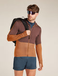 Men’s Merino Blend 200 Realfleece™ Descender Long Sleeve Zip Hoodie Carob/dusty clay - 4