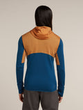 Men’s Merino Blend 200 Realfleece™ Descender Long Sleeve Zip Hoodie Trail/Atlantis - 2