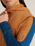 Men’s Merino Blend 200 Realfleece™ Descender Long Sleeve Zip Hoodie Trail/Atlantis - 5