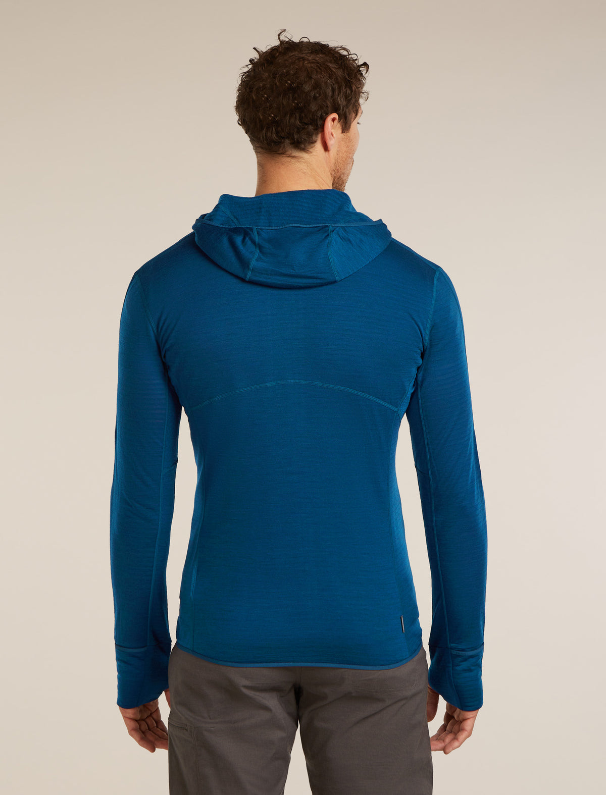 Men’s Merino Blend 200 RealFleece™ Descender Long Sleeve Zip Hoodie Atlantis/Arctic - 2