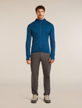 Men’s Merino Blend 200 RealFleece™ Descender Long Sleeve Zip Hoodie Atlantis/Arctic - 3