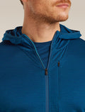 Men’s Merino Blend 200 RealFleece™ Descender Long Sleeve Zip Hoodie Atlantis/Arctic - 6