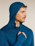 Men’s Merino Blend 200 RealFleece™ Descender Long Sleeve Zip Hoodie Atlantis/Arctic - 8