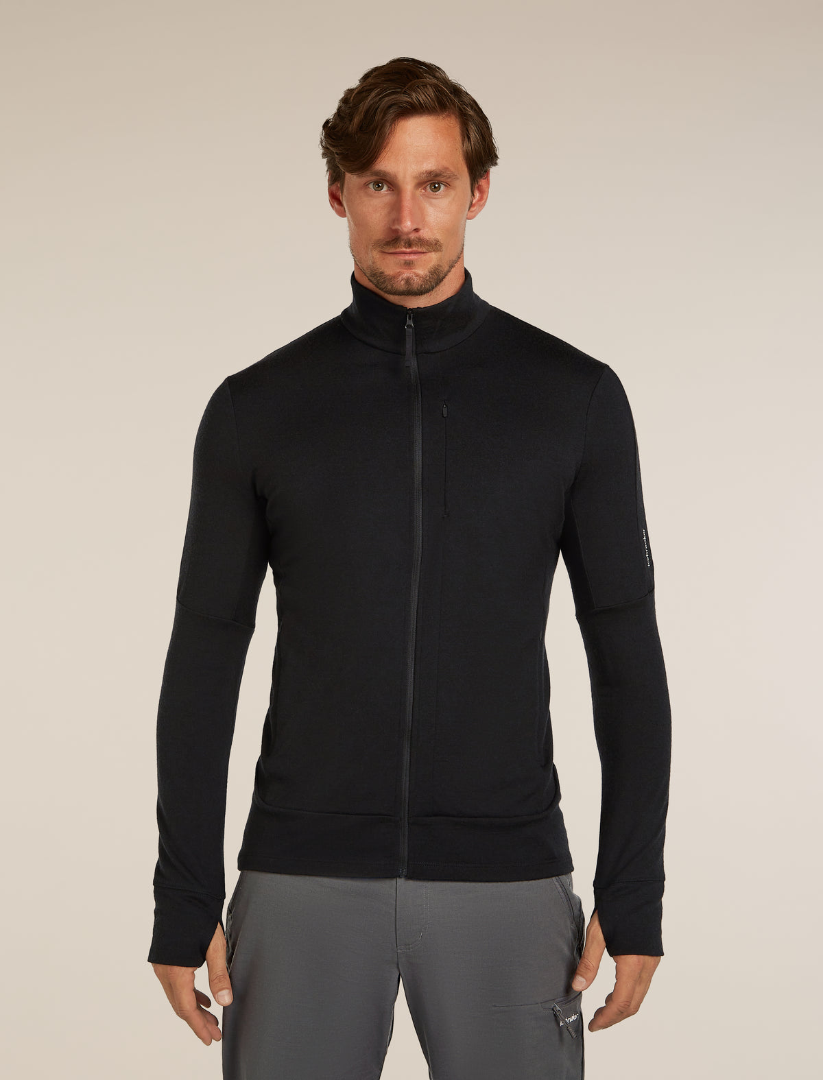 Men’s Merino 260 Quantum Long Sleeve Zip Black - 1