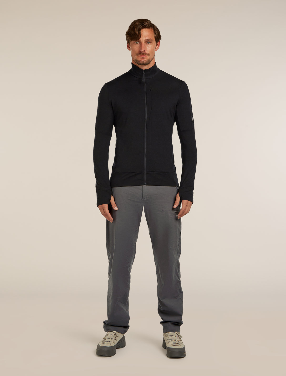Men’s Merino 260 Quantum Long Sleeve Zip Black - 3