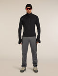 Men’s Merino 260 Quantum Long Sleeve Zip Black - 4