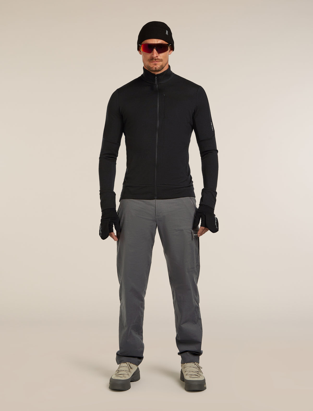 Men’s Merino 260 Quantum Long Sleeve Zip Black - 4