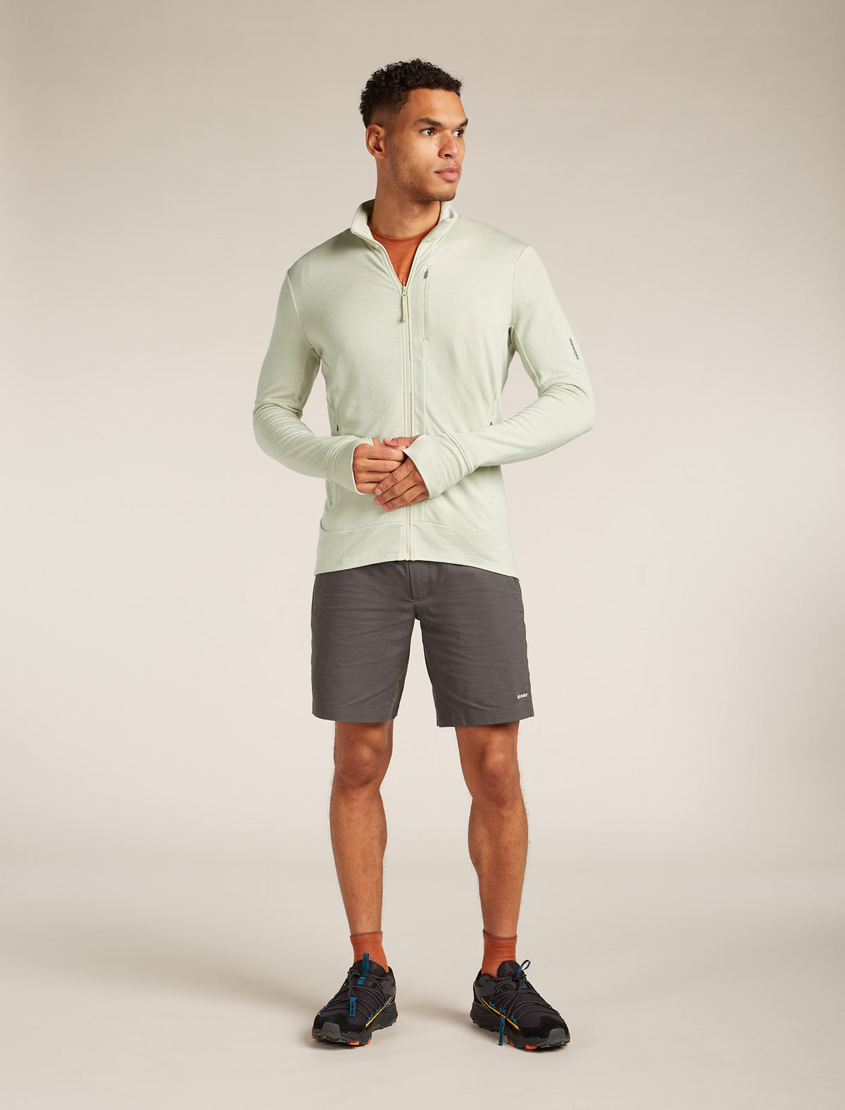 Men’s Merino 260 Quantum Long Sleeve Zip Ashen - 3