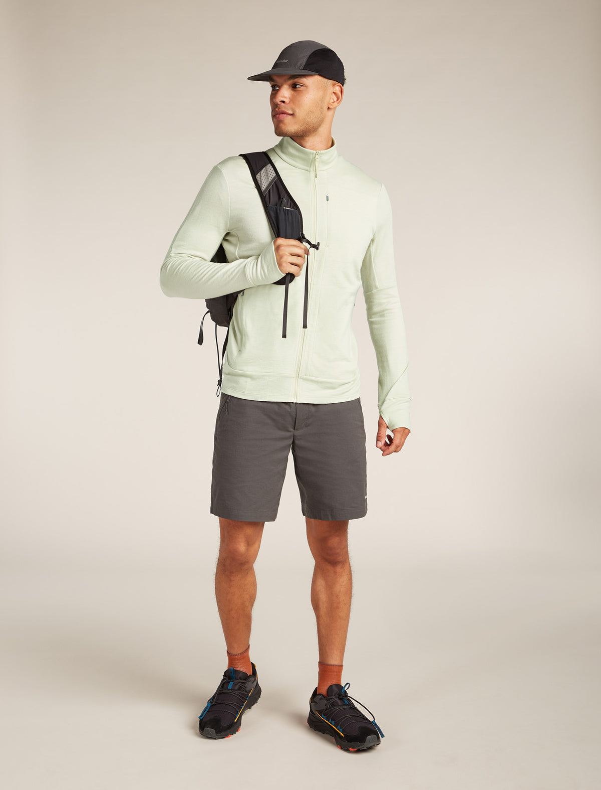 Men’s Merino 260 Quantum Long Sleeve Zip Ashen - 4