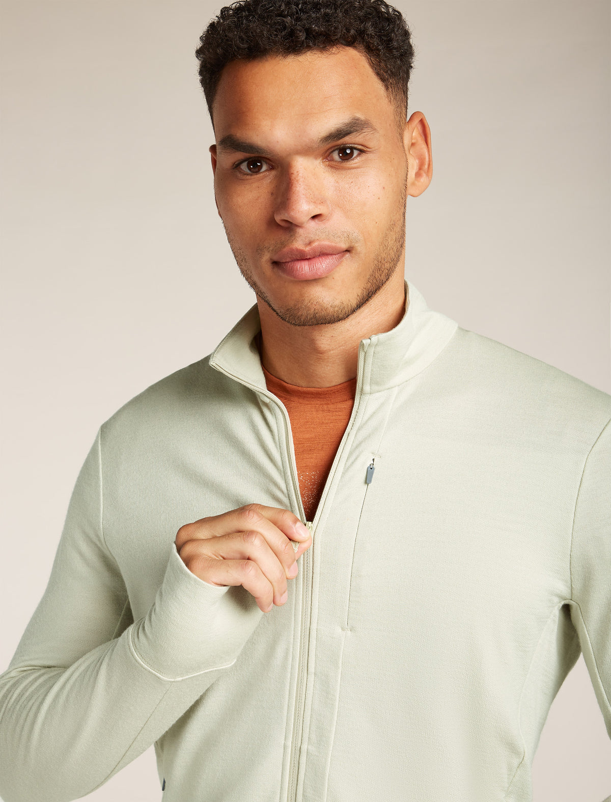 Men’s Merino 260 Quantum Long Sleeve Zip Ashen - 7