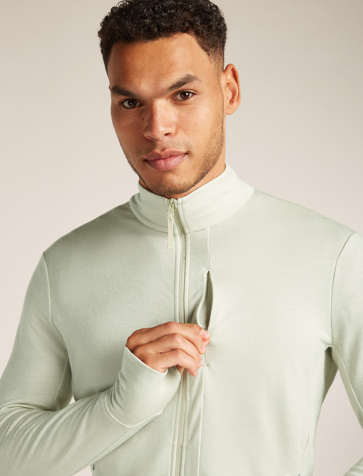 Men’s Merino 260 Quantum Long Sleeve Zip Ashen - 9