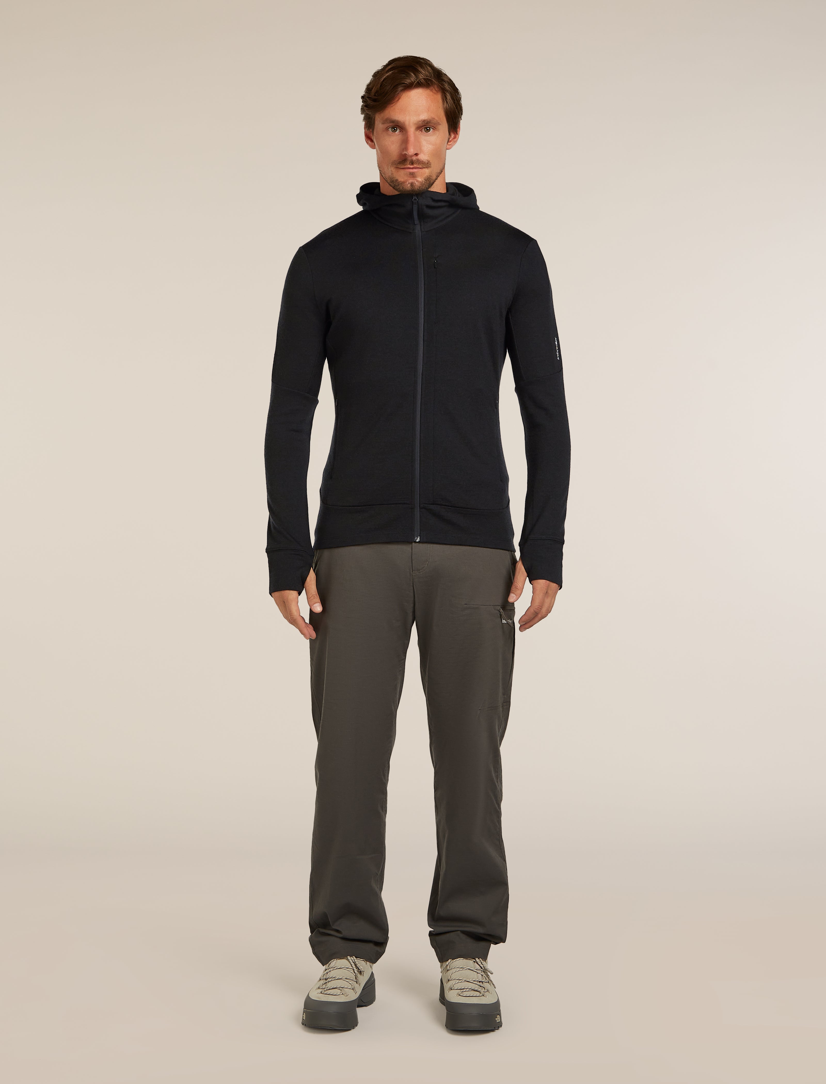 Men's Merino 260 Quantum Long Sleeve Zip Hoodie| icebreaker