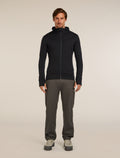Men’s Merino 260 Quantum Long Sleeve Zip Hoodie Black - 3