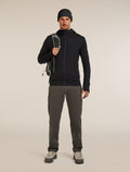 Men’s Merino 260 Quantum Long Sleeve Zip Hoodie Black - 4
