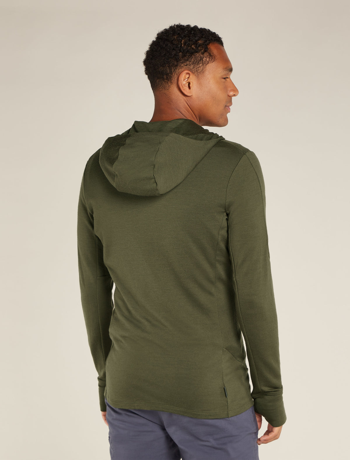 Men’s Merino 260 Quantum Long Sleeve Zip Hoodie Loden - 2