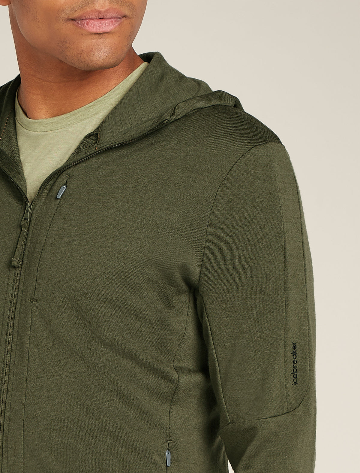 Men’s Merino 260 Quantum Long Sleeve Zip Hoodie Loden - 4