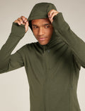 Men’s Merino 260 Quantum Long Sleeve Zip Hoodie Loden - 7