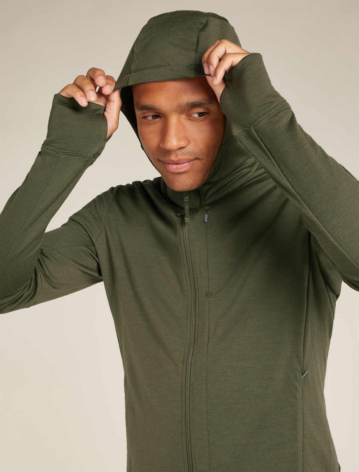 Men’s Merino 260 Quantum Long Sleeve Zip Hoodie Loden - 7