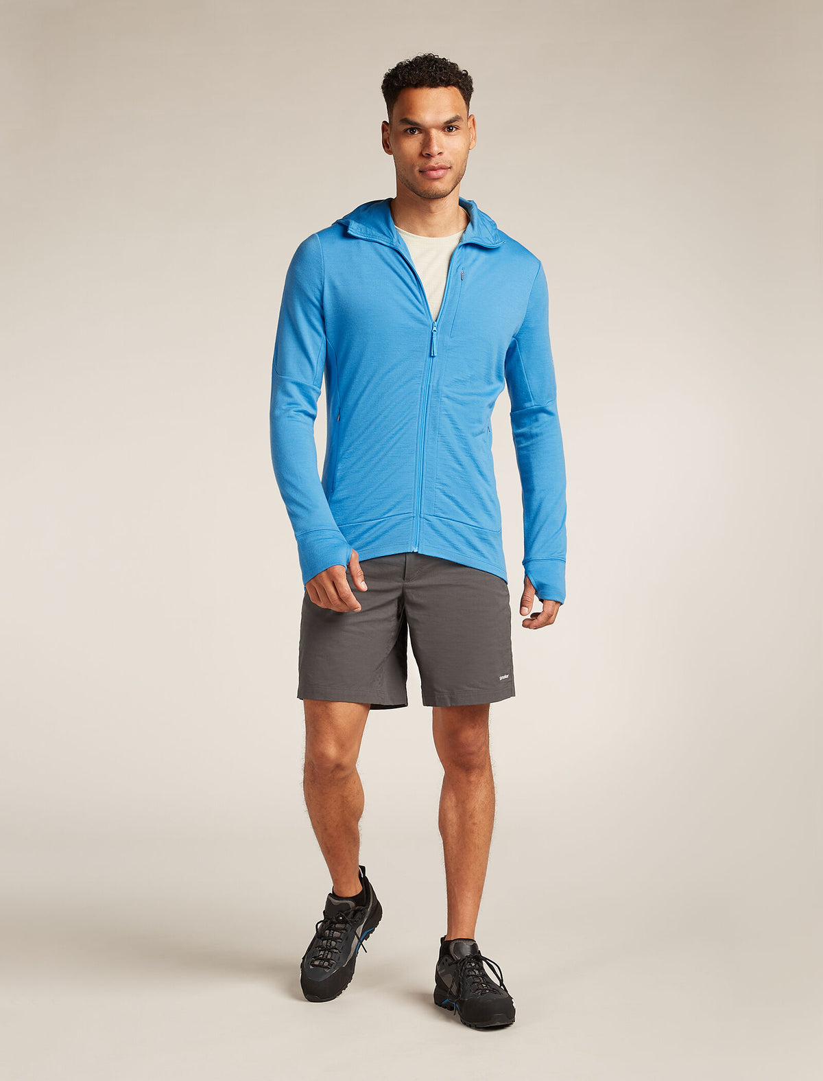 Men’s Merino 260 Quantum Long Sleeve Zip Hoodie Arctic - 3