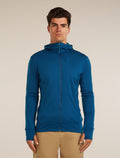 Men’s Merino 260 Quantum Long Sleeve Zip Hoodie Atlantis - 1