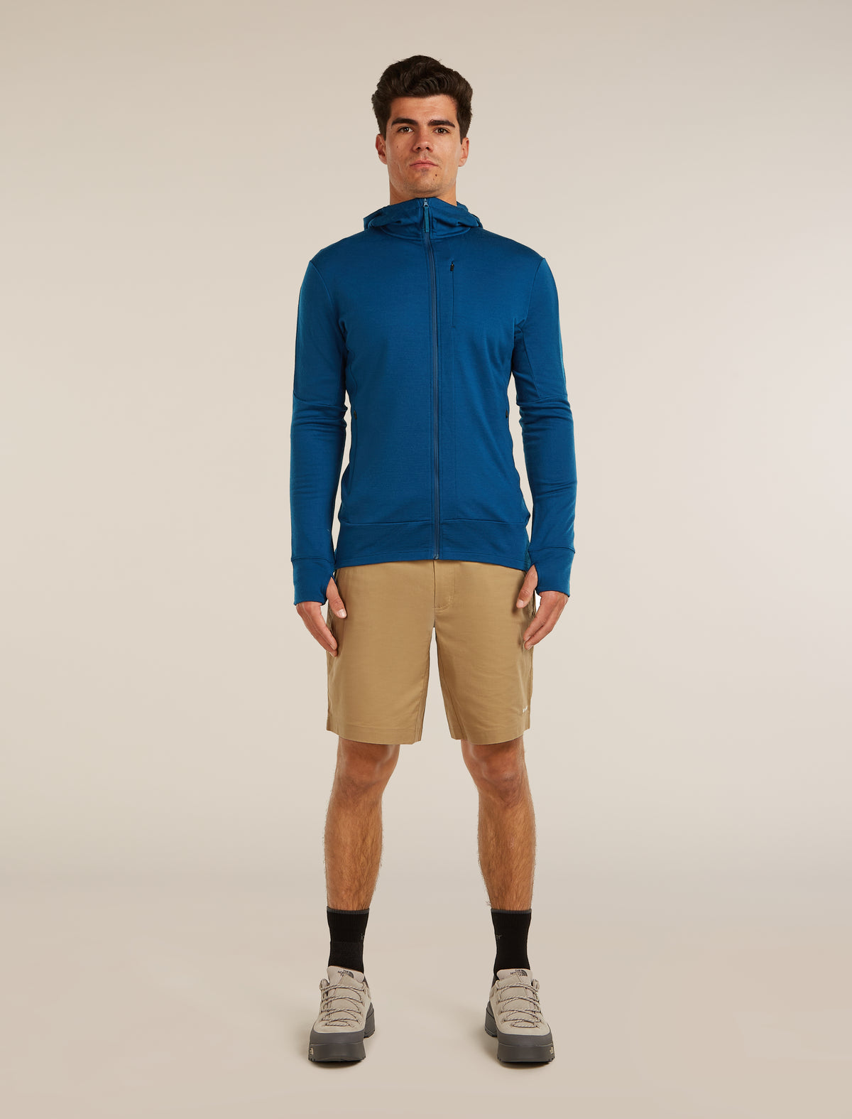 Men’s Merino 260 Quantum Long Sleeve Zip Hoodie Atlantis - 3
