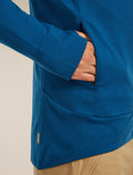 Men’s Merino 260 Quantum Long Sleeve Zip Hoodie Atlantis - 7