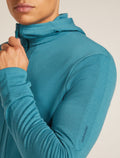 Men’s Merino 260 Quantum Long Sleeve Zip Hoodie Topaz - 5