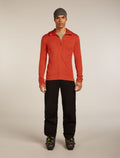 Men’s Merino 260 Quantum Long Sleeve Zip Hoodie Agate - 3