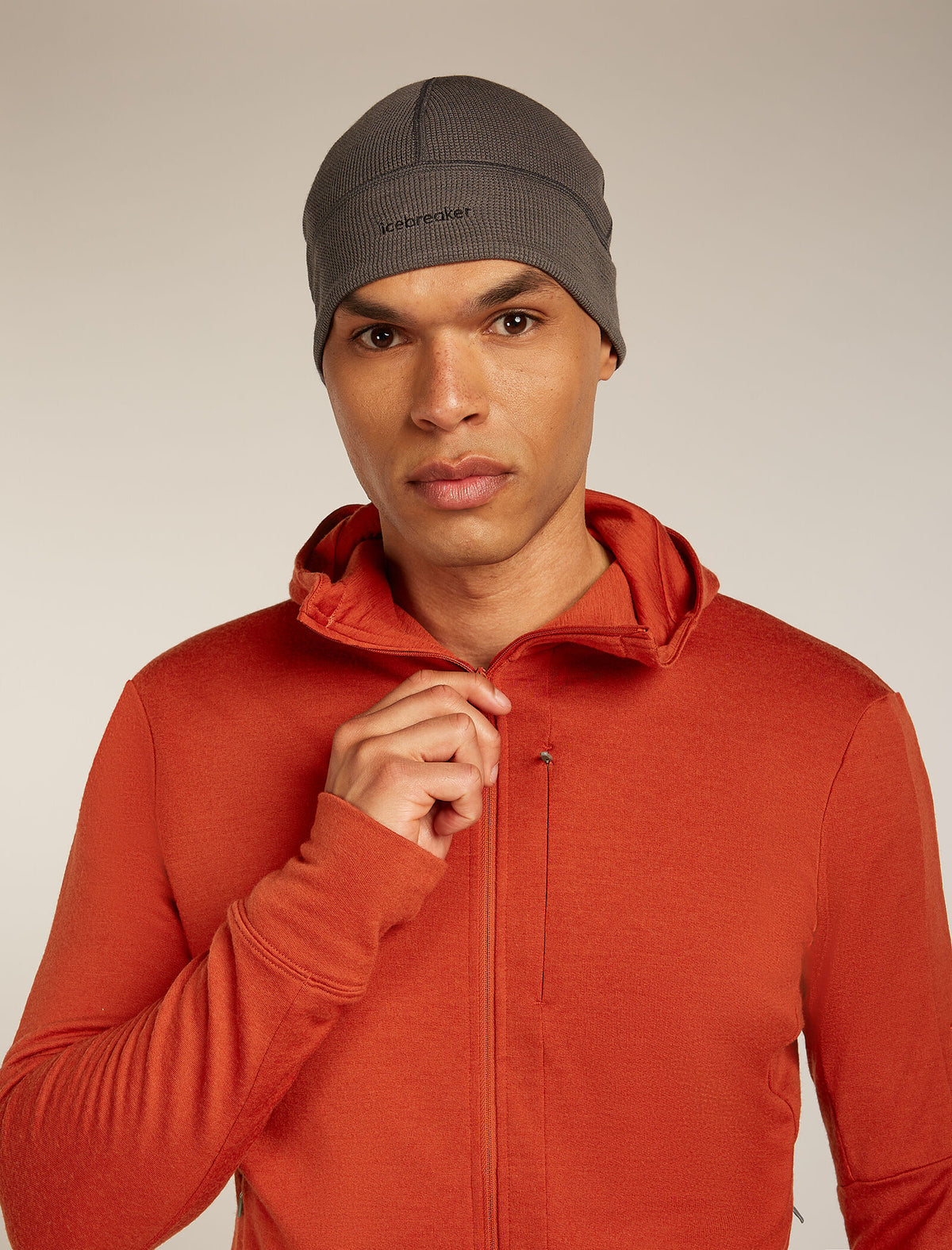 Men’s Merino 260 Quantum Long Sleeve Zip Hoodie Agate - 6