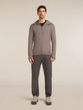 Men’s Merino 260 Quantum Long Sleeve Zip Hoodie Porcini - 3