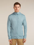 Men’s Merino 260 Quantum Long Sleeve Zip Hoodie Flint blue - 1