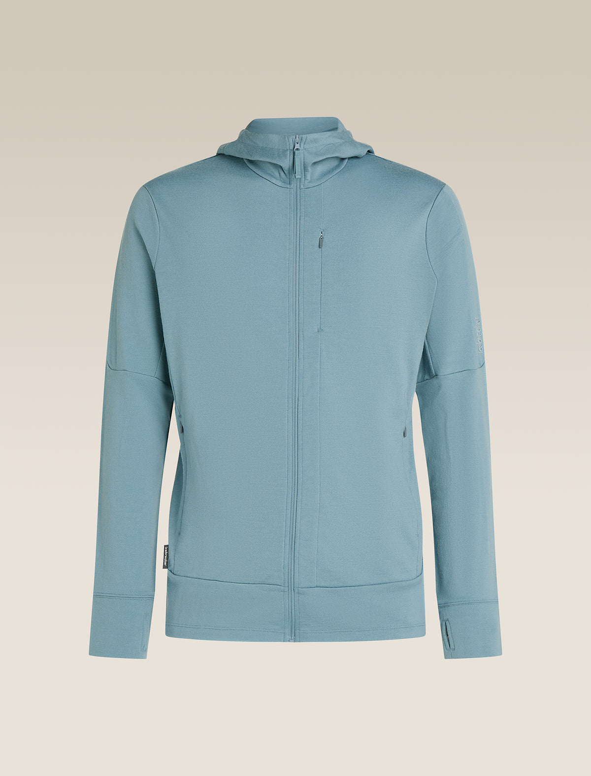 Men’s Merino 260 Quantum Long Sleeve Zip Hoodie Flint blue - 10