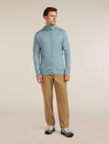 Men’s Merino 260 Quantum Long Sleeve Zip Hoodie Flint blue - 3