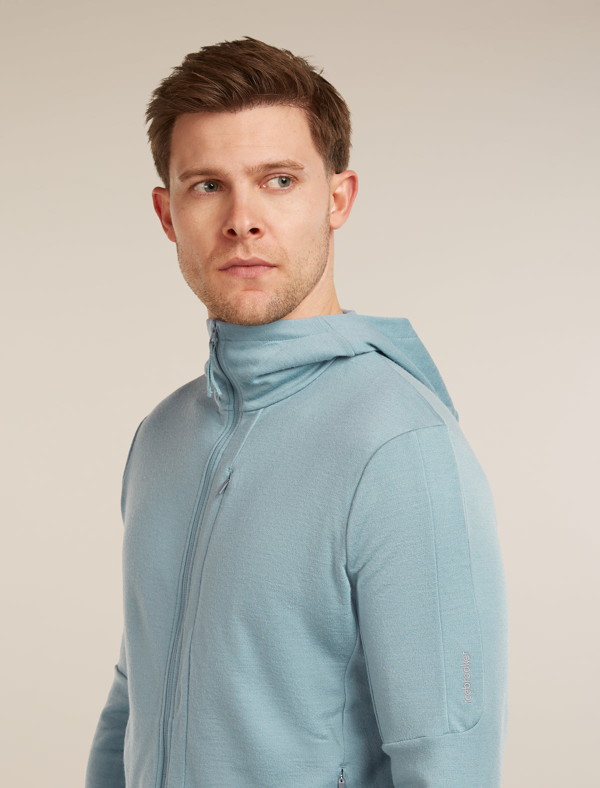Men’s Merino 260 Quantum Long Sleeve Zip Hoodie Flint blue - 5