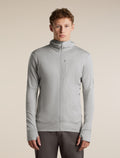 Men's Merino 260 Quantum Long Sleeve Zip Hoodie Proto Grey - 1
