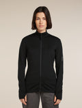 Women’s Merino 260 Quantum Long Sleeve Zip Black - 1