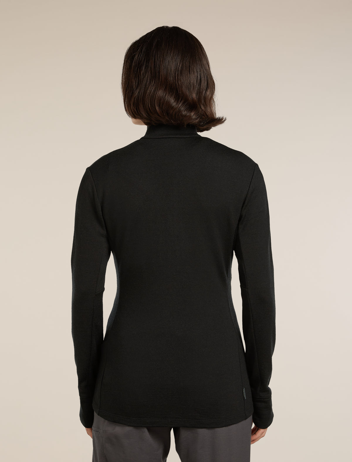 Women’s Merino 260 Quantum Long Sleeve Zip Black - 2
