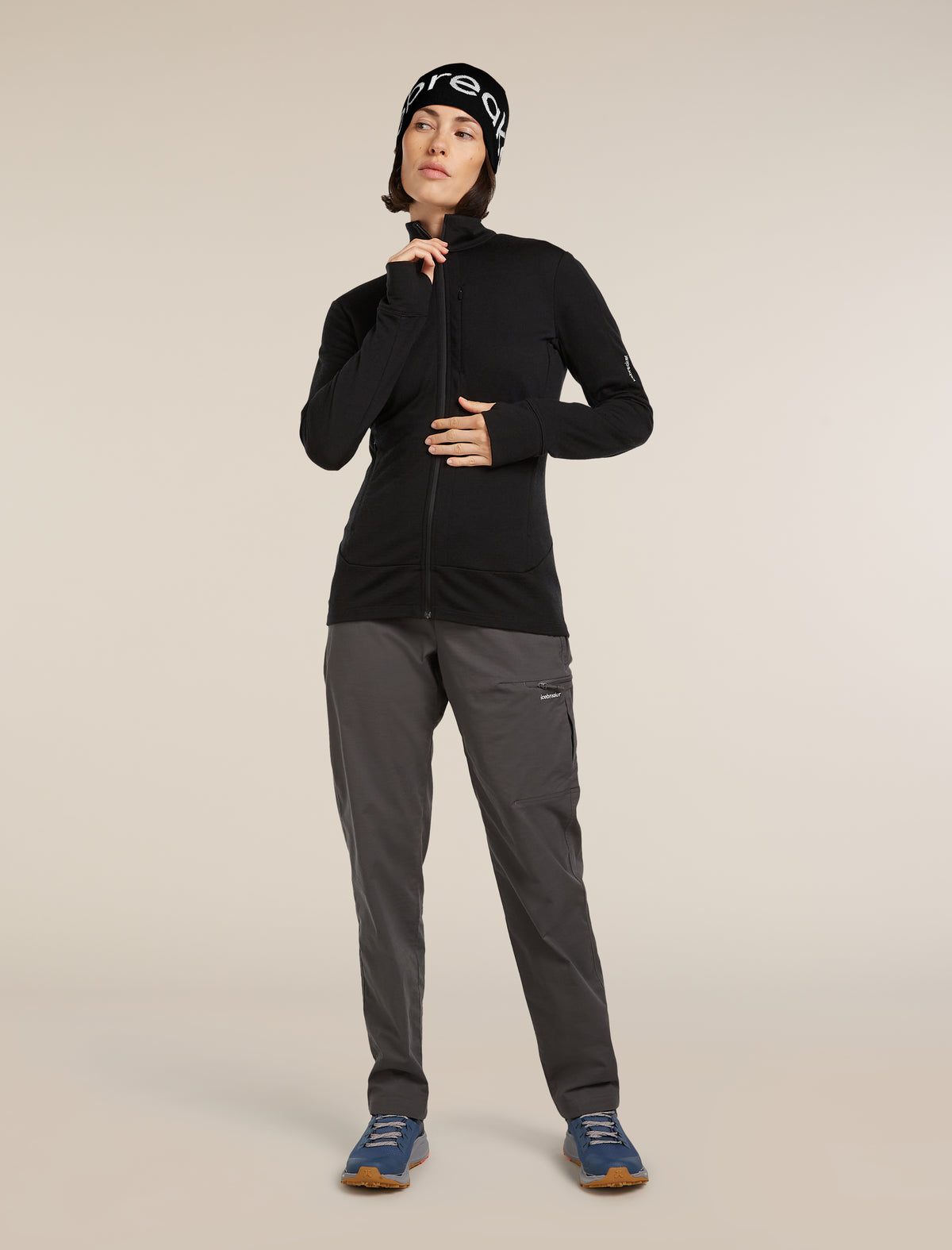 Women’s Merino 260 Quantum Long Sleeve Zip Black - 4