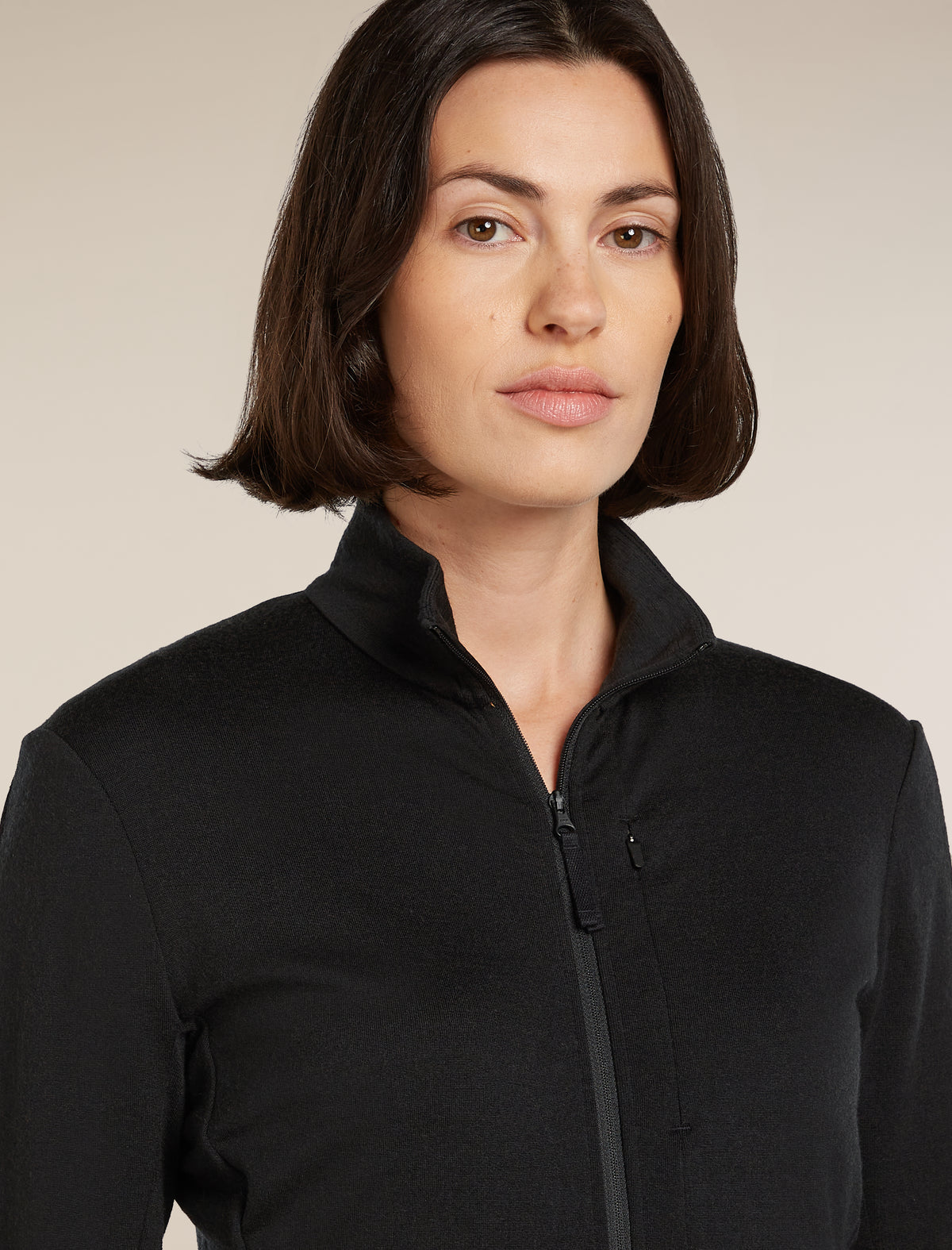 Women’s Merino 260 Quantum Long Sleeve Zip Black - 5