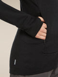 Women’s Merino 260 Quantum Long Sleeve Zip Black - 7