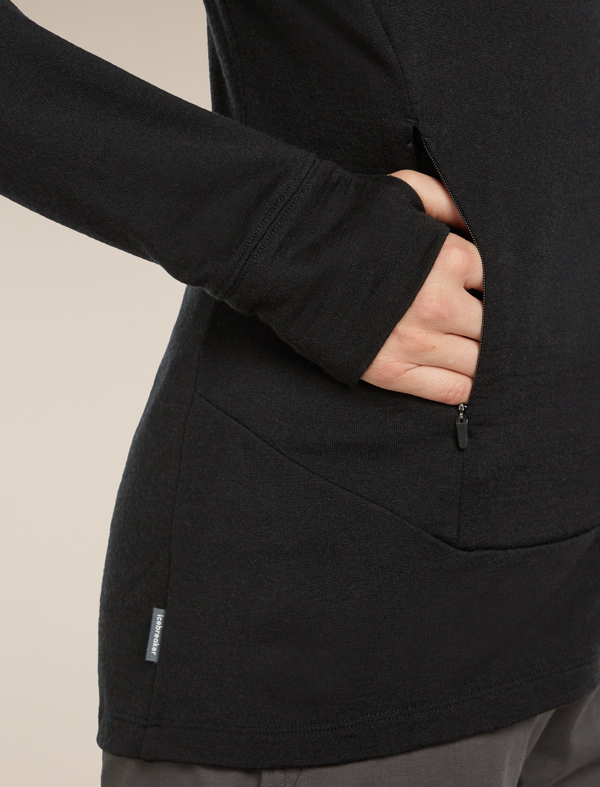 Women’s Merino 260 Quantum Long Sleeve Zip Black - 7