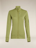 Women's Merino 260 Quantum Long Sleeve Zip OLIVE - 10