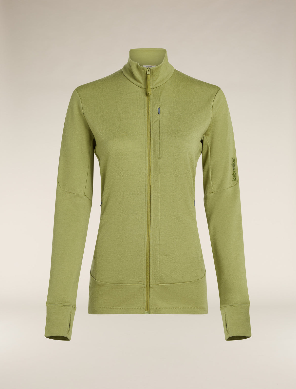 Women's Merino 260 Quantum Long Sleeve Zip OLIVE - 10