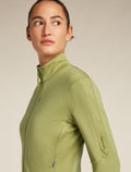 Women's Merino 260 Quantum Long Sleeve Zip OLIVE - 5