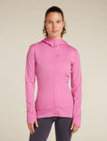Women’s Merino 260 Quantum Long Sleeve Zip Hoodie Pop - 1