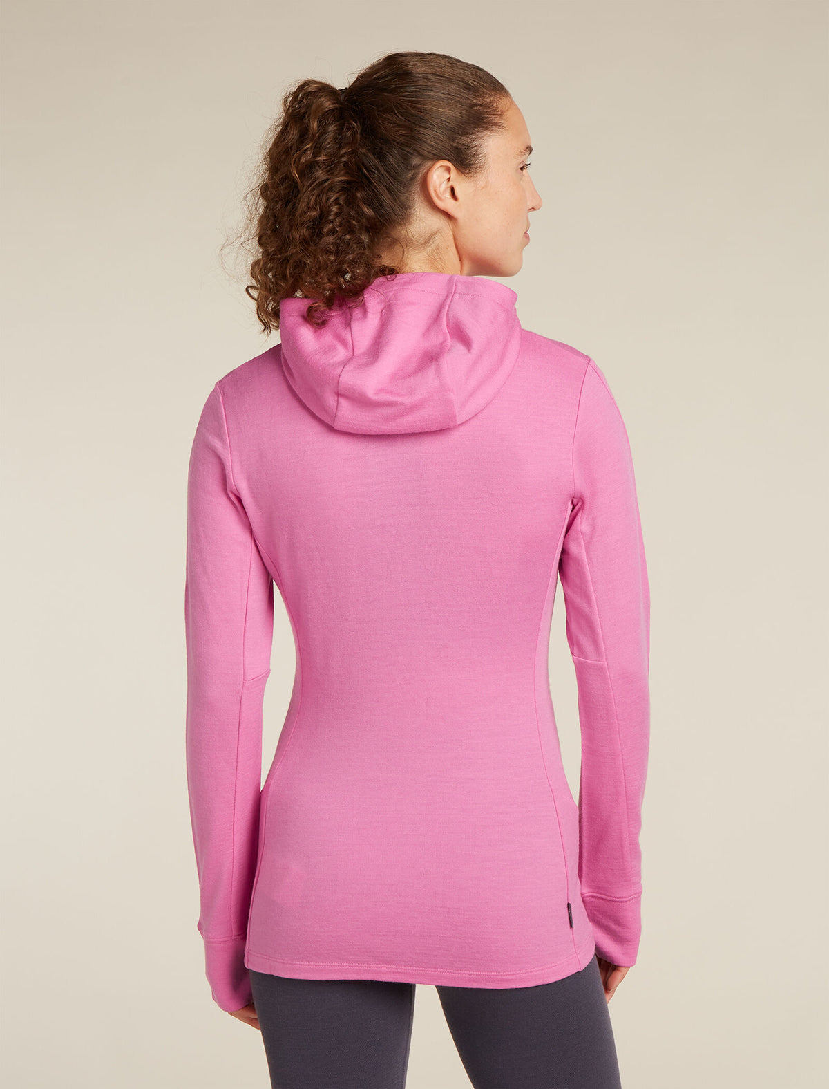Women’s Merino 260 Quantum Long Sleeve Zip Hoodie Pop - 2